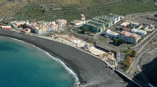 Naaktstrand Playa y Puerto de Tazacorte, La Palma, Canarische Eilanden