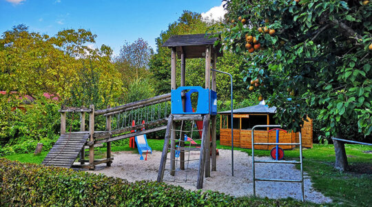 Speeltuin op Naturistencamping Chamavi