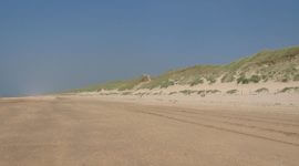 Mooi zandstrand bij Naaktstrand Castricum aan Zee