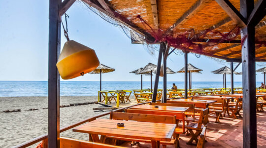 restaurant op Naturisten resort Ada Bojana
