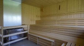 Sauna op naturistencamping De Maat