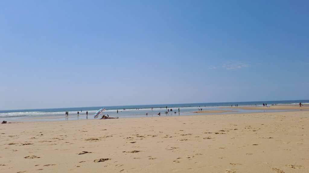 Naaktstrand Plage de la Côte Sauvage-Bouverie in FRankrijk
