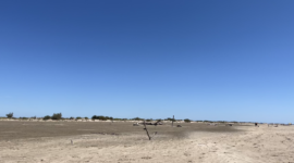 Naaktstrand Plage de Piémanson is een uitgestrekt zandstrand