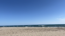 Naaktstrand Plage de Piémanson is een uitgestrekt zandstrand