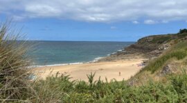 Baai van Naaktstrand Plage des Chevrets