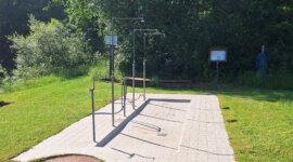 buitendouches op naturistencamping dessau