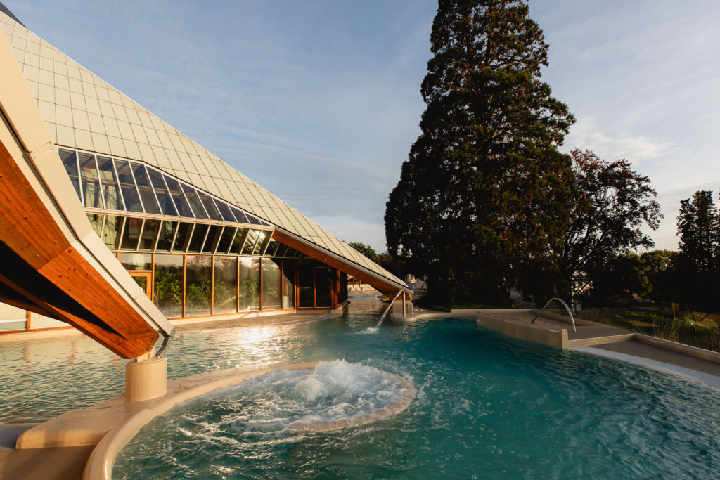 Buitenbad op Thermae 2000
