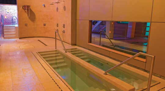 Dompelbaden en koel mogelijkheden van BLUE Wellnessboot Mill