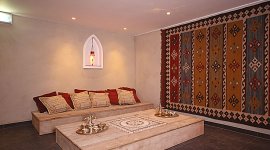 Mooie oosterse ruimte bij Sauna Saré Thermen & Beauty