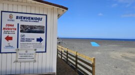 Naaktstrand Playa y Puerto de Tazacorte, La Palma, Canarische Eilanden