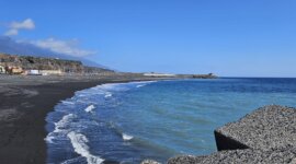 Naaktstrand Playa y Puerto de Tazacorte, La Palma, Canarische Eilanden