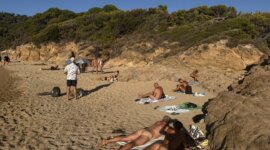 naakt recreëren op Little Banana Beach