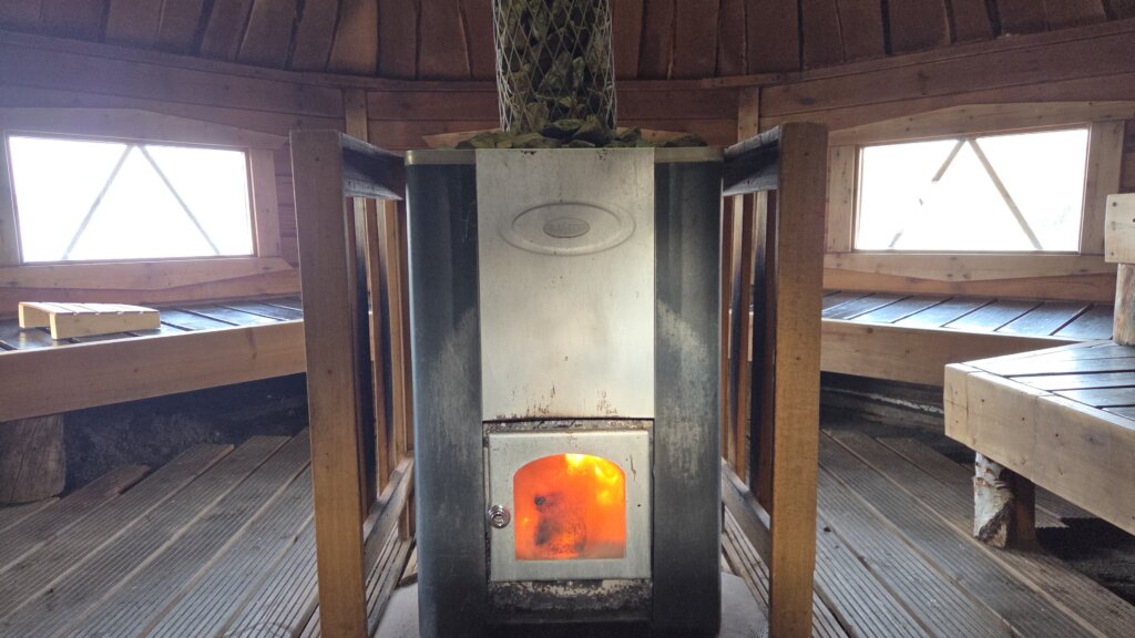 houtgestookte sauna in Sauna Beauty Farm Midwolda in Groningen