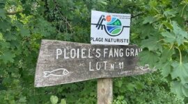 Naaktstrand Gravière du Blauelsand in Frankrijk op BlootKompas – zonnen en zwemmen voor naturisten
