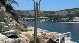 douchen op Naaktstrand Lokrum
