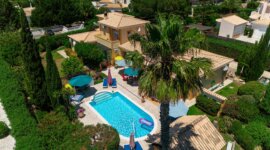 luchtfoto van Naturisten BB Casa Somba