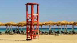 Naaktstrand Elafonisi, Kreta, Griekenland