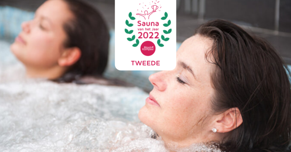 Sauna Centre du Lac heeft de 2e prijs gewonnen voor sauna van het jaar 2022 van Blootkompas