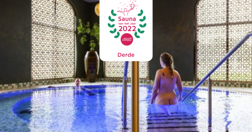 Sauna Thermen Berendonck heeft de 3e plek voor sauna van het jaar 2022
