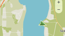locatiekaart met Naaktstrand Umeå – Dragonudden