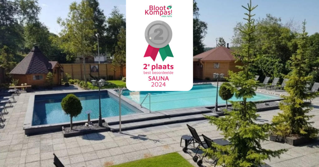 Het Friese Woud heeft de 2e plaats gewonnen bij sauna van het jaar 2024 op BlootKompas!