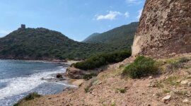Naaktstrand Torre Bianca di Porto Ferro op Sardinië