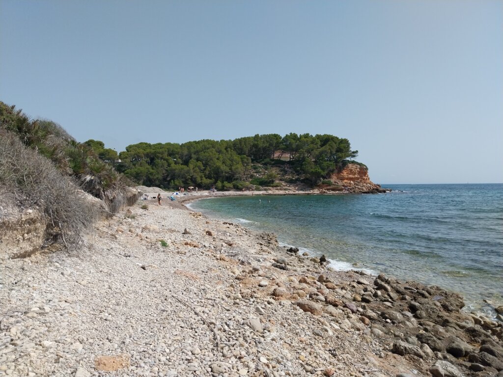 Baai van Naaktstrand del Torrent Cala del Pi