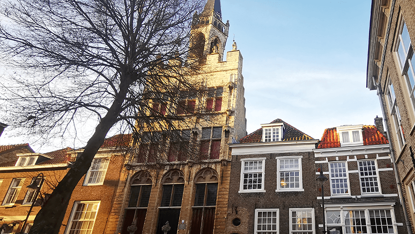 Naaktstrand Oesterdam stukje in puzzel van verdronken stad