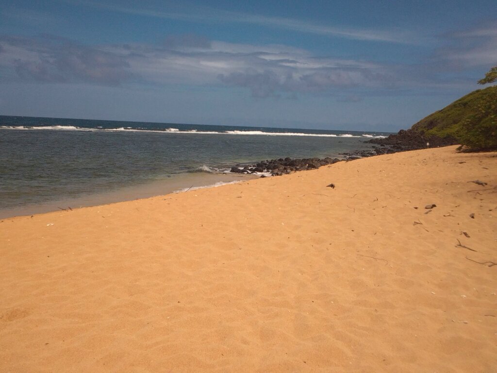 zandstrand Larsen's Beach (Lepeuli) Hawaii