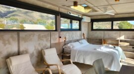 Naturisten accommodatie Disfruta is een tiny house