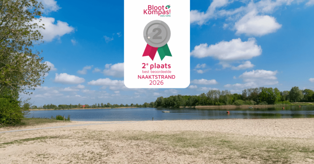 Naaktstrand Engelermeer is op de tweede plaats geëindigd bij de BlootKompas! Awards 2026 in de categorie 'Best beoordeelde Naaktstrand!'