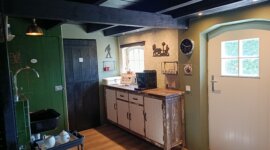 Naturisten Bed and Breakfast Waard en Weide in het polderhuisje